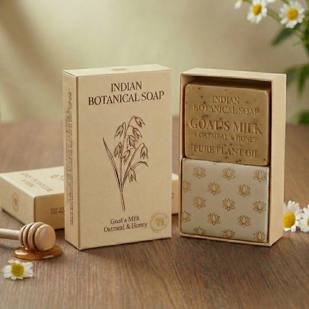 Gentle Soothe – Goat Milk, Oatmeal & Honey Soap for Sensitive & Dry Skin