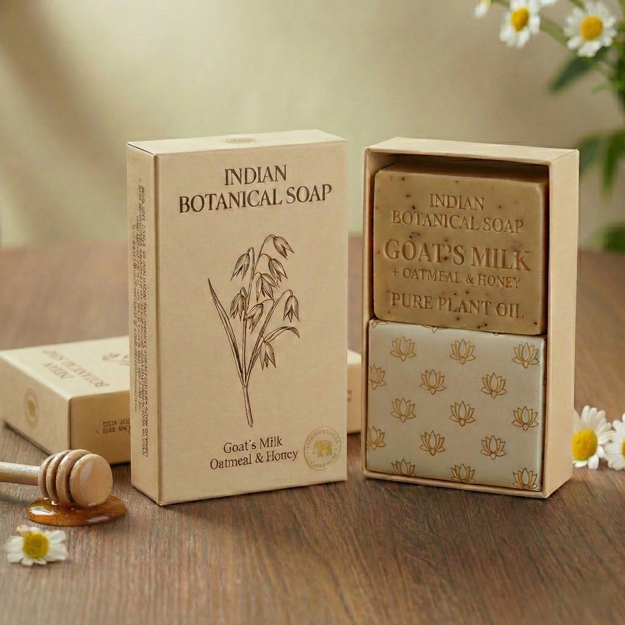 Gentle Soothe – Goat Milk, Oatmeal & Honey Soap for Sensitive & Dry Skin