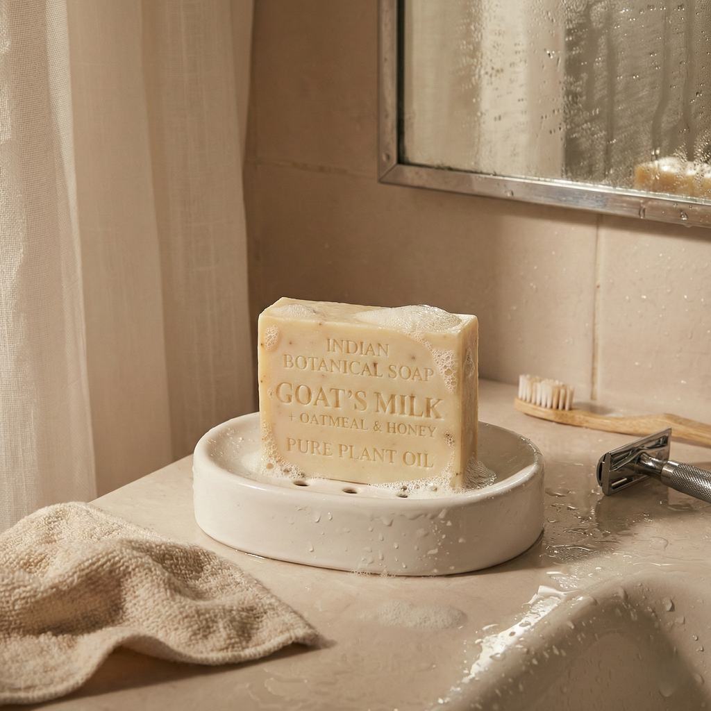 Gentle Soothe – Goat Milk, Oatmeal & Honey Soap for Sensitive & Dry Skin